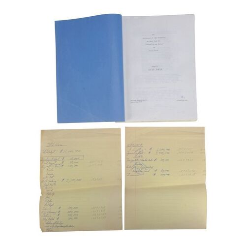 Lot #387 - Charles Lippincott Collection: Revised Fourth Draft Script with Handwritten Budget Notes ### STAR WARS: A NEW HOPE (1977)
