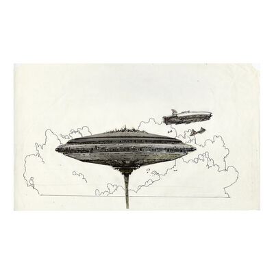 Lot #389 - Hand-Drawn Ralph McQuarrie Cloud City Concept Art ### STAR WARS: THE EMPIRE STRIKES BACK (1980)