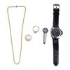 Lot #444 - Les Grossman's (Tom Cruise) Watch, Necklace, Rings and Bluetooth Headset ### TROPIC THUNDER (2008)