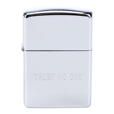 Lot #459 - Cigarette Smoking Man's (William B. Davis) "Trust No One" Lighter ### THE X-FILES (1993 - 2002)