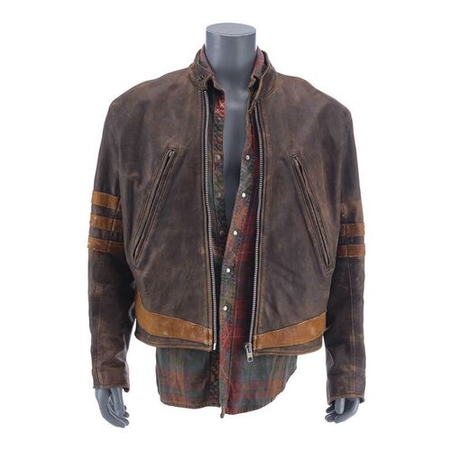 Lot #463 - Wolverine's (Hugh Jackman) Leather Jacket and Shirt ### X-MEN (2000)