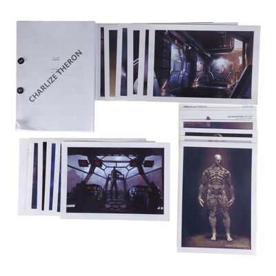 Lot #474 - Charlize Theron's Bound Production Script with Printed Concept Artworks ### PROMETHEUS (2012)
