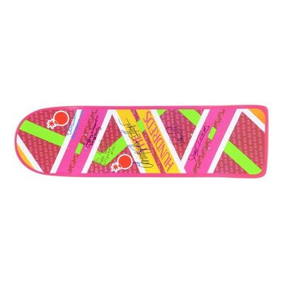 Lot #487 - Cast-Autographed Marty McFly Hoverboard Replica ### BACK TO THE FUTURE PART II (1989)
