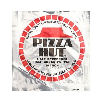 Lot #489 - McFly Family Dehydrated Pizza Hut Wrapper ### BACK TO THE FUTURE PART II (1989)