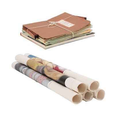 Lot #508 - Screen-matched Art Book, Rolled Margaret Keane (Amy Adams) Art Prints, and Trial Paperwork ### BIG EYES (2014)
