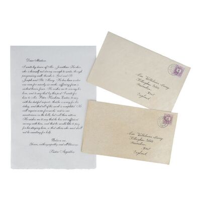 Lot #523 - Letter Set ### BRAM STOKER'S DRACULA (1992)