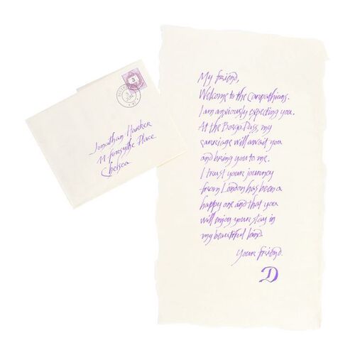 Lot #524 - Dracula's Letter to Jonathan Harker ### BRAM STOKER'S DRACULA (1992)