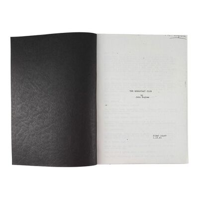 Lot #528 - First Draft Script ### THE BREAKFAST CLUB (1985)