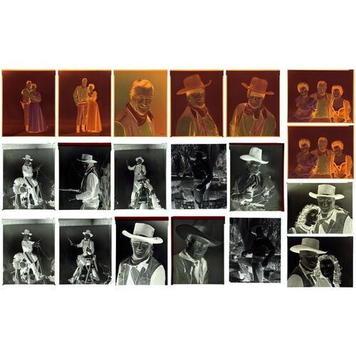 Lot #548 - Set of 19 John Wayne Promotional Photograph Negative Transparencies ### CLASSIC HOLLYWOOD PHOTOGRAPHS