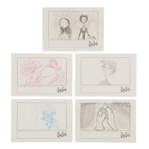 Lot #562 - Set of Five Hand-drawn Storyboards ### CORPSE BRIDE (2005)