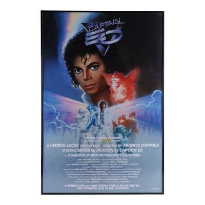 Lot #573 - Framed Premiere Poster ### CAPTAIN EO (1986)