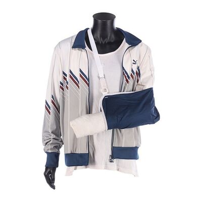 Lot #593 - Cook's (James Biberi) Bloodied Costume Components ### DRIVE (2011)
