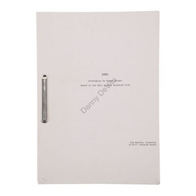 Lot #595 - Danny DeVito's Personal Script ### DUMBO (2019)