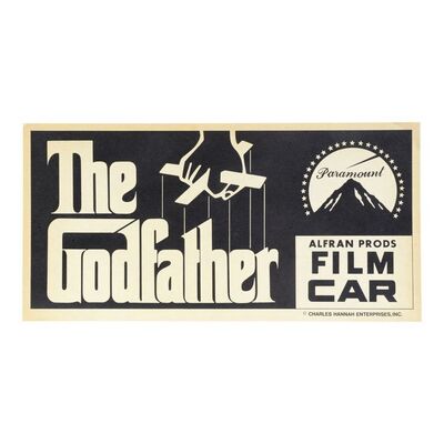 Lot #634 - Film Car Placard ### THE GODFATHER (1972)