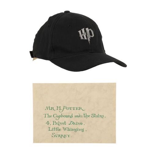 Lot #652 - Harry Potter's (Daniel Radcliffe) Hogwarts Acceptance Letter and Crew Cap ### HARRY POTTER AND THE SORCERER'S STONE (2001)