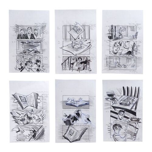 Lot #658 - Six Hand-drawn Doug Brode Harry Potter Concept Illustrations ### HARRY POTTER AND THE PRISONER OF AZKABAN (2004)