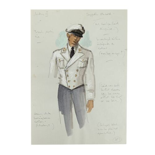 Lot #681 - Anthony Powell Hand-colored Indiana Jones (Harrison Ford) Costume Design Artwork ### INDIANA JONES AND THE LAST CRUSADE (1989)