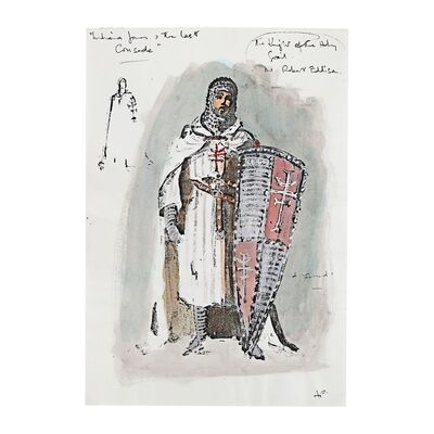 Lot #683 - Anthony Powell Hand-colored Knight of the Holy Grail Costume Design Artwork ### INDIANA JONES AND THE LAST CRUSADE (1989)