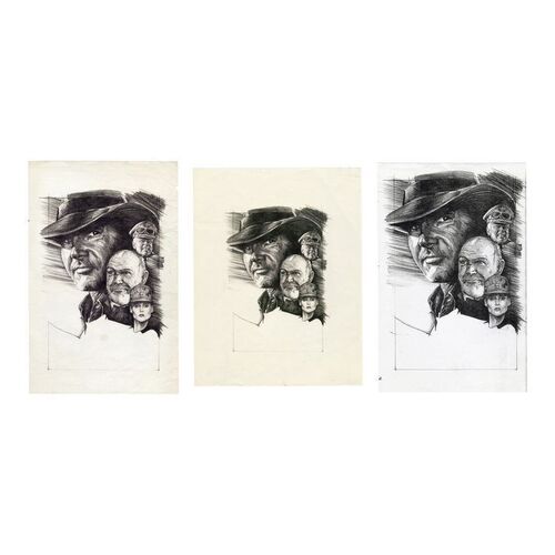 Lot #684 - Set of Three Simon Murton Poster Concept Sketch Prints ### INDIANA JONES AND THE LAST CRUSADE (1989)