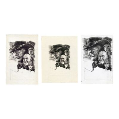 Lot #684 - Set of Three Simon Murton Poster Concept Sketch Prints ### INDIANA JONES AND THE LAST CRUSADE (1989)