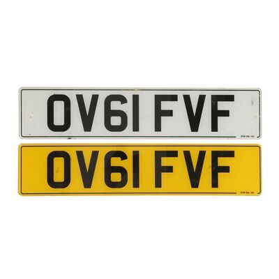 Lot #693 - Pair of M's (Judi Dench) Jaguar XJ License Plates ### JAMES BOND: SKYFALL (2012)