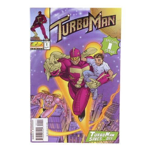 Lot #696 - "TurboMan Saves The Day" Comic Book ### JINGLE ALL THE WAY (1996)