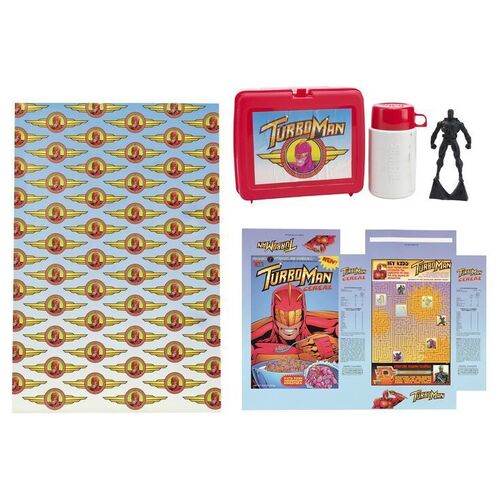 Lot #698 - TurboMan Action Figure Test Maquette, Box Cover Proofs, and Lunchbox ### JINGLE ALL THE WAY (1996)