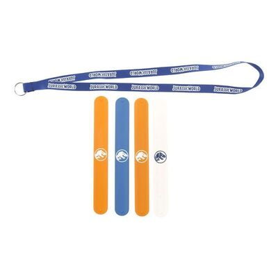 Lot #707 - Set of Jurassic World Wristbands and Lanyard ### JURASSIC WORLD (2015)
