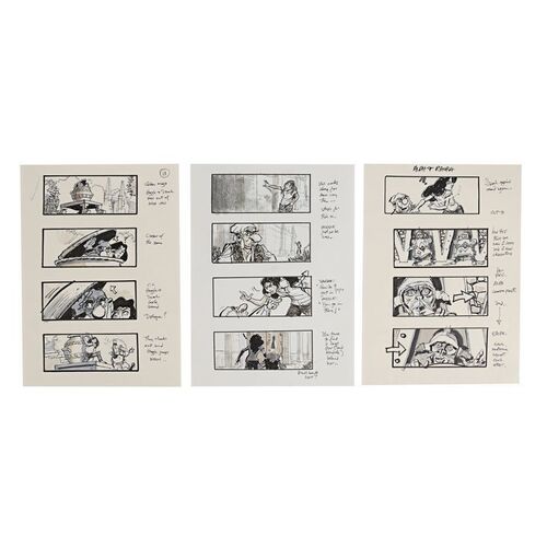 Lot #711 - Set of Three Hand-Drawn Storyboard Sheets ### LABYRINTH (1986)