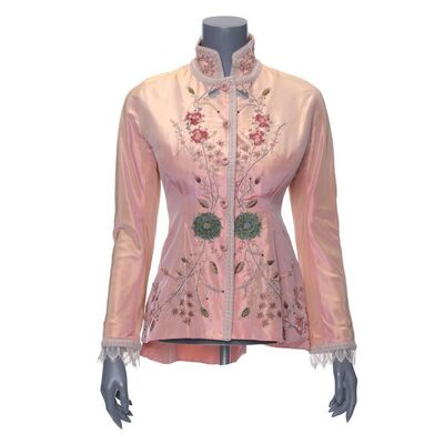 Lot #715 - Santa's (Michelle Yeoh) Pink Embroidered Top ### LAST CHRISTMAS (2019)