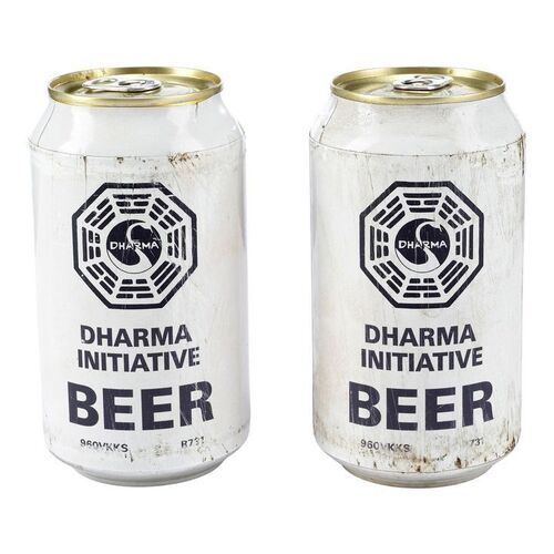 Lot #724 - Pair of Dharma Initiative Beer Cans ### LOST (2004-2010)