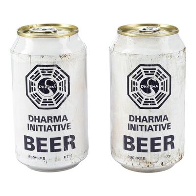 Lot #724 - Pair of Dharma Initiative Beer Cans ### LOST (2004-2010)