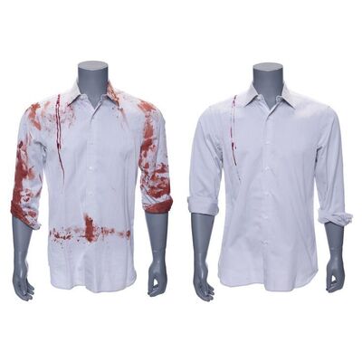 Lot #739 - Pair of Agent Phil Coulson's (Clark Gregg) Bloodied Shirts ### MARVEL'S AGENTS OF S.H.I.E.L.D. (T.V. SERIES, 2013-2020)