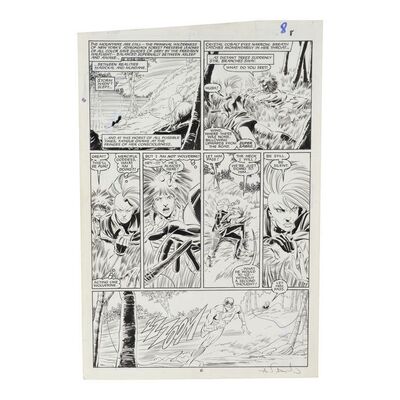 Lot #745 - Uncanny X-Men Vol 1 #216 Page 6 by Jackson Guice and Dan Green ### MARVEL COMICS