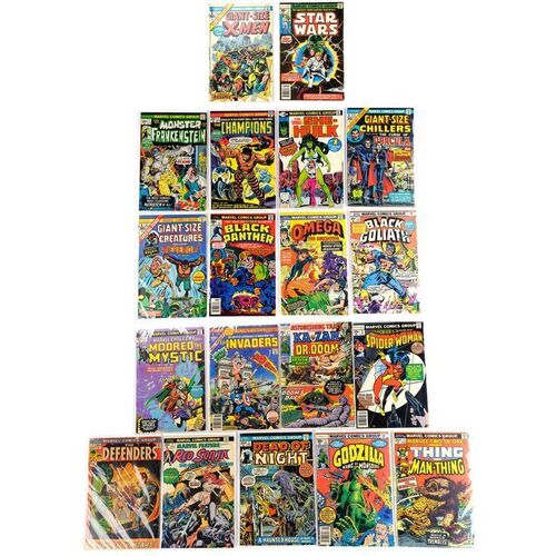 Lot #747 - Giant-Size X-Men No. 1 and Star Wars No. 1 with 17 First Bronze Age Comic Books [Qty. 19] ### MARVEL COMICS