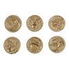 Lot #766 - Set of Six Production-Made Power Coins ### MIGHTY MORPHIN POWER RANGERS: THE MOVIE (1995)