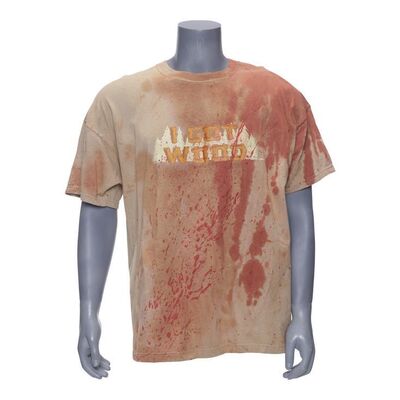 Lot #826 - Ed's (Nick Frost) Bloodied "I Got Wood" Shirt ### SHAUN OF THE DEAD (2004)