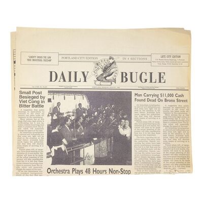 Lot #828 - Production-Made Portland Daily Bugle Newspaper Cover ### THE SHAWSHANK REDEMPTION (1994)