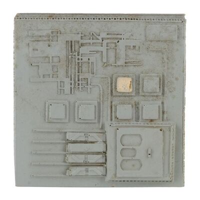 Lot #884 - Howard Kazanjian Collection: Low-Altitude Death Star II Model Miniature Surface Panel ### STAR WARS: RETURN OF THE JEDI (1983)