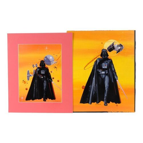 Lot #895 - William Plumb Collection: Signed, Hand-painted Vincent Di Fate Final Videogaming Illustrated Cover Illustration and Matted Concept Painting ### STAR WARS: RETURN OF THE JEDI (1983)