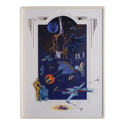 Lot #901 - William Plumb Collection: Framed Hand-Painted Melanie Taylor Kent Serigraph and Sketches ### STAR WARS: ORIGINAL TRILOGY (1977-1983)