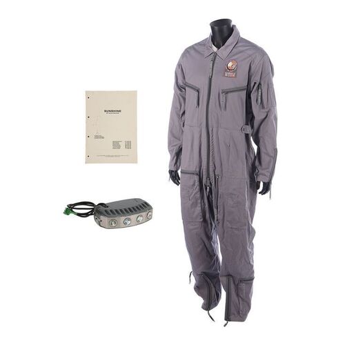 Lot #926 - Searle's (Cliff Curtis) Flight Jumpsuit, Torch and Shooting Script ### SUNSHINE (2007)