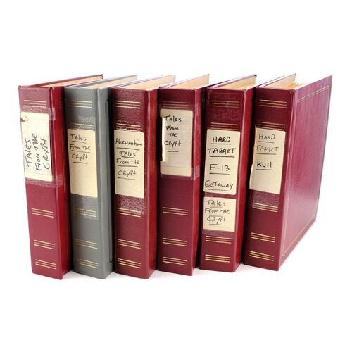 Lot #934 - Set of Six Continuity Photo Binders ### TALES FROM THE CRYPT (1989-1996)