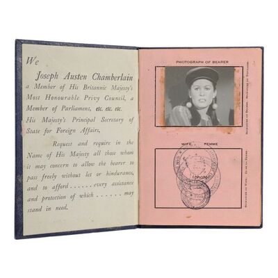 Lot #937 - Sir Oliver Graystoke's (Patric Knowles) Passport ### TARZAN'S SAVAGE FURY (1952)