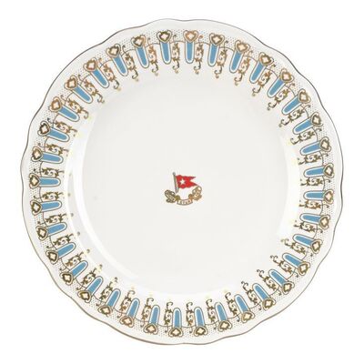 Lot #949 - White Star Line First Class Dinner Plate ### TITANIC (1997)