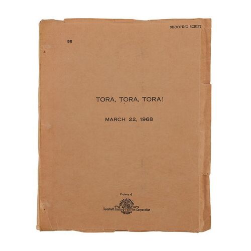 Lot #953 - Shooting Script ### TORA! TORA! TORA! (1970)
