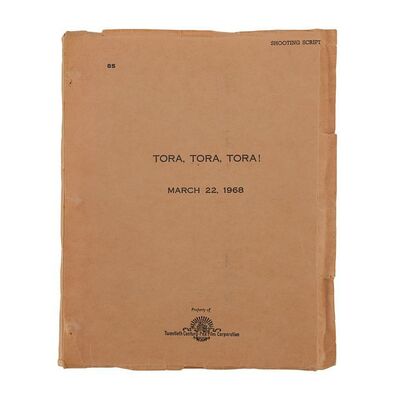 Lot #953 - Shooting Script ### TORA! TORA! TORA! (1970)