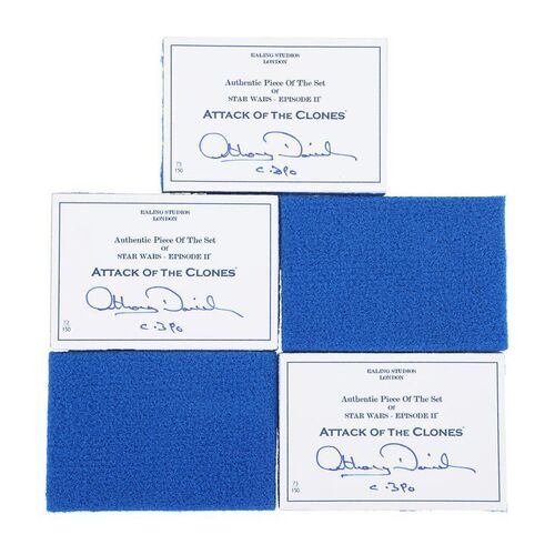 Lot #984 - Anthony Daniels Collection: Five Pieces of the Set Autographed by Anthony Daniels ### STAR WARS: ATTACK OF THE CLONES (2002)