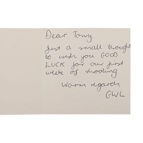 Lot #995 - Anthony Daniels Collection: Handwritten Note to Anthony Daniels from George Lucas ### STAR WARS: ATTACK OF THE CLONES (2002)