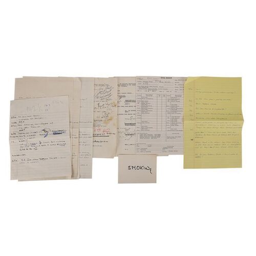 Lot #1005 - Anthony Daniels Collection: Anthony Daniels' Hand-Annotated Draft Script and Handwritten Notes ### DEPARTMENT OF HEALTH & HUMAN SERVICES ANTI-SMOKING PSA (1978)